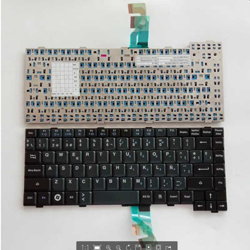 GZEELE Sp keyboard for Panasonic Toughbook CF-Series CF-27 CF-28 CF-29 CF-30 CF-31 CF-52 CF-53 CF-73 CF-74 MP-03103USD8145 BLACK